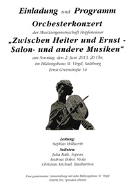 Zwischen Heiter und Ernst - Salon und andere Musiken