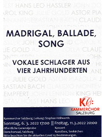 Madrigal, Ballade, Song