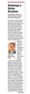 tephan Höllwerth Dirigent aus Salzburg - Locus ist - Hommage àAnton Bruckner